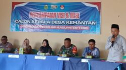 Warga Kemantan Antusias Dengarkan Visi-Misi Syamsudin “Akias Bujang Calon Kades No Urut 2”