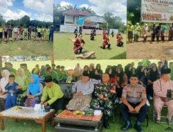 Camat Tebo Ilir Hadiri Festival Kebudayaan Baselang Padi Tanah Darat di Desa Sungai Aro