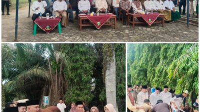 Bupati Tebo Serahkan Hewan Qurban Bantuan Presiden Prabowo di Masjid Al-Huda Rimbo Bujang