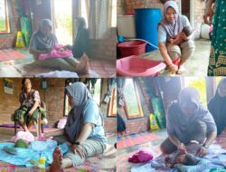 Kepedulian Yang Menyentuh Hati Dari Ibu Jaminah, istri Calon Kades Kemantan No.2 Samsudin (Bujang)  