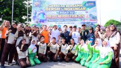 Sambut Hari Bhayangkara ke-80, Polda Jambi Gelar Gerakan Bersama Bersih Lingkungan Road to Presisi Merdeka Run 2026