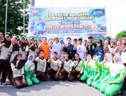 Sambut Hari Bhayangkara ke-80, Polda Jambi Gelar Gerakan Bersama Bersih Lingkungan Road to Presisi Merdeka Run 2026