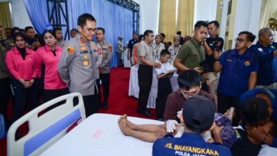 Dalam Rangka Hari Bhayangkara ke-80, Polda Jambi Gelar Bakti Kesehatan dan Bakti Sosial untuk Masyarakat