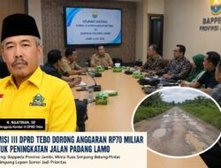 Usai Temui Kementerian hingga DPR RI, Komisi III DPRD Tebo Kembali Datangi Bappeda Jambi, Kawal Anggaran Jalan Padang Lamo