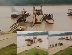 1 Karyawan Tewas, Mobil dan Loader Jatuh ke Sungai Batanghari Saat Bantu Dorong di Ponton PT Makin