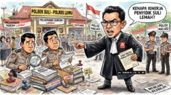 Adv. Chandra Makkawaru, S.Pd.,SH.,M.H. Soroti Kinerja Penyidik Polsek Suli