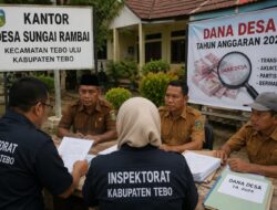 #Detik-detik Menegangkan, Kades Sungai Rambai Tunggu Palu Audit Dana Desa
