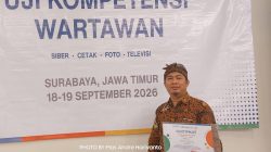 Penulis Buku Mutiara Hikmah Andre Hariyanto Lulus Uji Kompetensi Wartawan