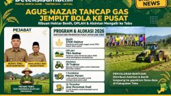 Tak Tunggu APBD, Bupati Tebo Agus Rubiyanto Jemput Program Pusat: Ribuan Hektar Lahan dan Ratusan Ribu Benih Mengalir ke Tebo