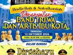 HUT ke-27 Kabupaten Tebo Makin Meriah, Moluccan Soul dari Ibu Kota, Band Triwa dan artis lainnya, Siap Hibur Masyarakat Tebo.