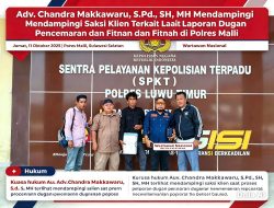 Jumrana Kadir Lapor Dugaan Pencemaran Nama Baik dan Fitnah ke Polres Malili, Terlapor Berinisial R dan NN